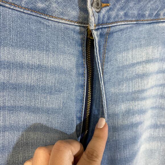 Old Navy High-Waisted Wow Straight Jeans Santa Catarina Wash Denim Plus Sz 24 L - Picture 4 of 11